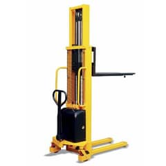 Semi electric Stacker/ lifter/1 ton/5 to 8 ft/jack/forklifter/pallet