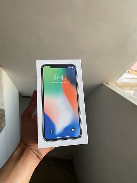 iPhone X 64gb Pta Approved with Box & Accessories 10