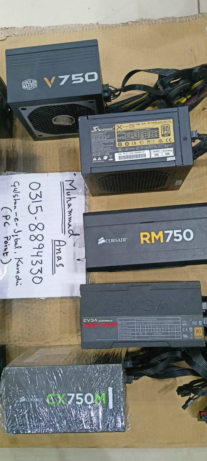 750w Gaming Power Supply 80+ (Bronze and Gold ) 4