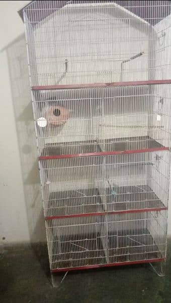 10/9 condition all ok urgent sale 7 portion cage for birds 1