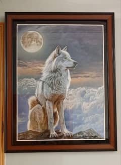 Oil Painting-Wolf