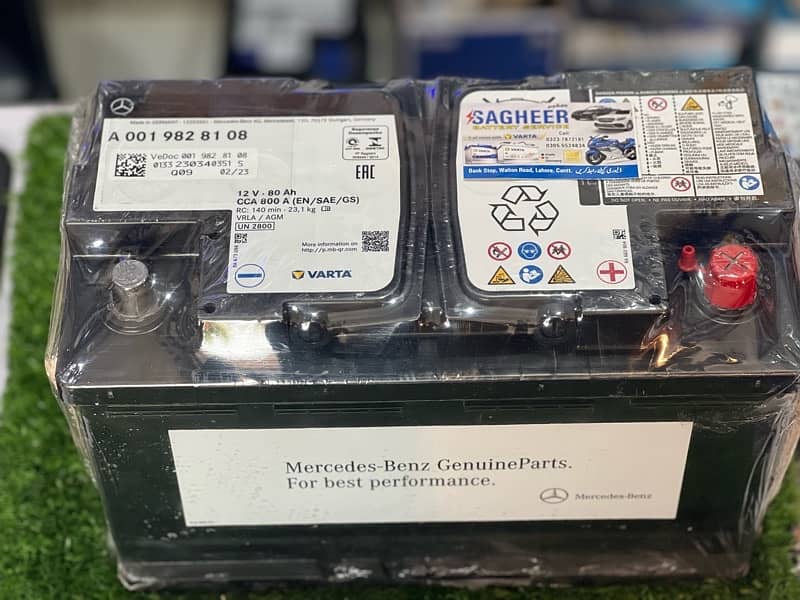 original battery for Mercedes Bmw Audi Landrover porsche 3