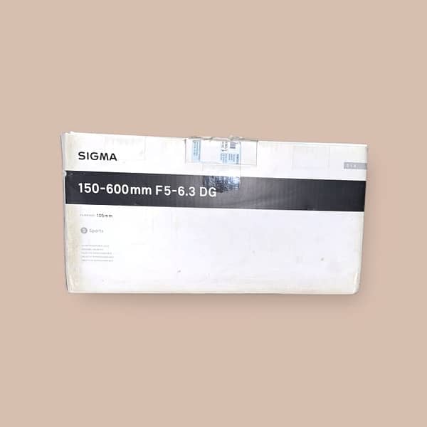 Sigma 150-600mm sports 6