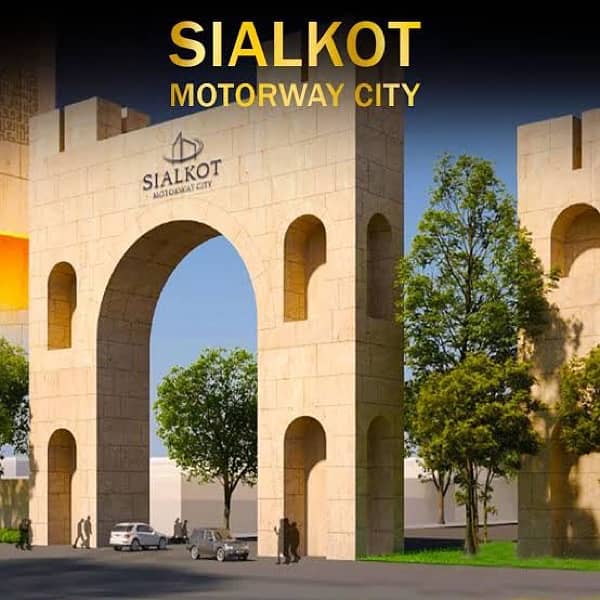 5 Marla residential plot in Sialkot Motorway City. Total paid. 0