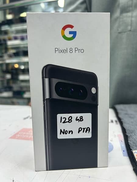 Google pixal 8 Pro 12gb 128GB Black & Blue color Non pta 2