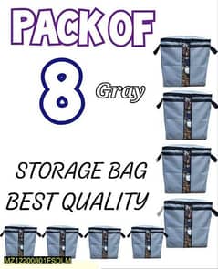 non moving storage bags pack of 8