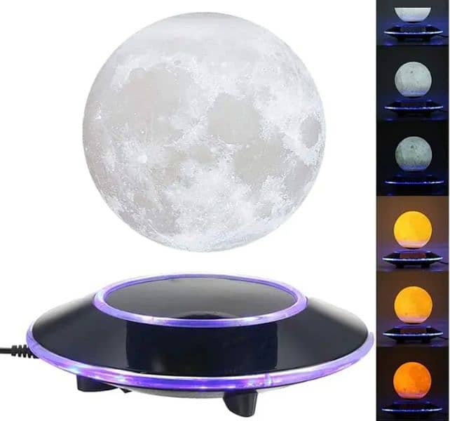 3D Magnetic Levitation Moon Lamp 2