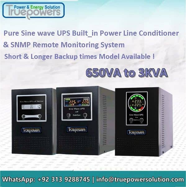 Pure Sinewave UPS 1KVA 2KVA 3KVA 5KVA 6KVA SHORT / Longer Backup time 6