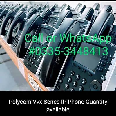 Cisco IP Phones 7965| 8841| SPA502 Polycom VVX410| VVX500| 03233677253 8