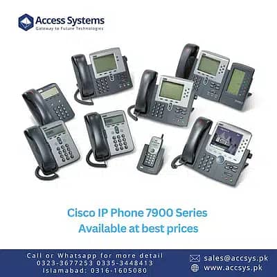 Cisco IP Phones 7965| 8841| SPA502 Polycom VVX410| VVX500| 03233677253 5