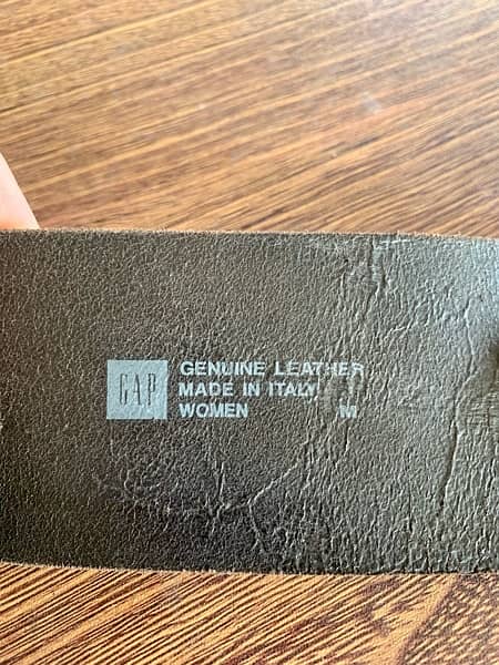 100% Original Leather Gap Belt for women 1