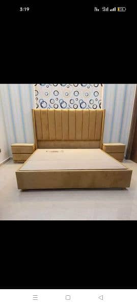 double bed / bed set /gloss paint bed / Furniture 6