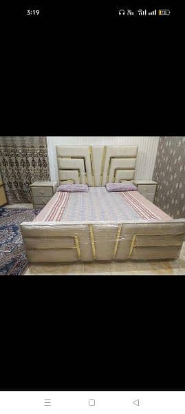 double bed / bed set /gloss paint bed / Furniture 8
