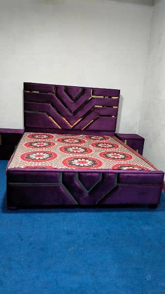 double bed / bed set /gloss paint bed / Furniture 10
