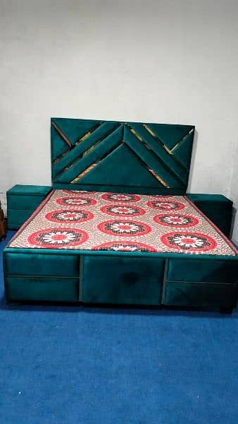 double bed / bed set /gloss paint bed / Furniture 11