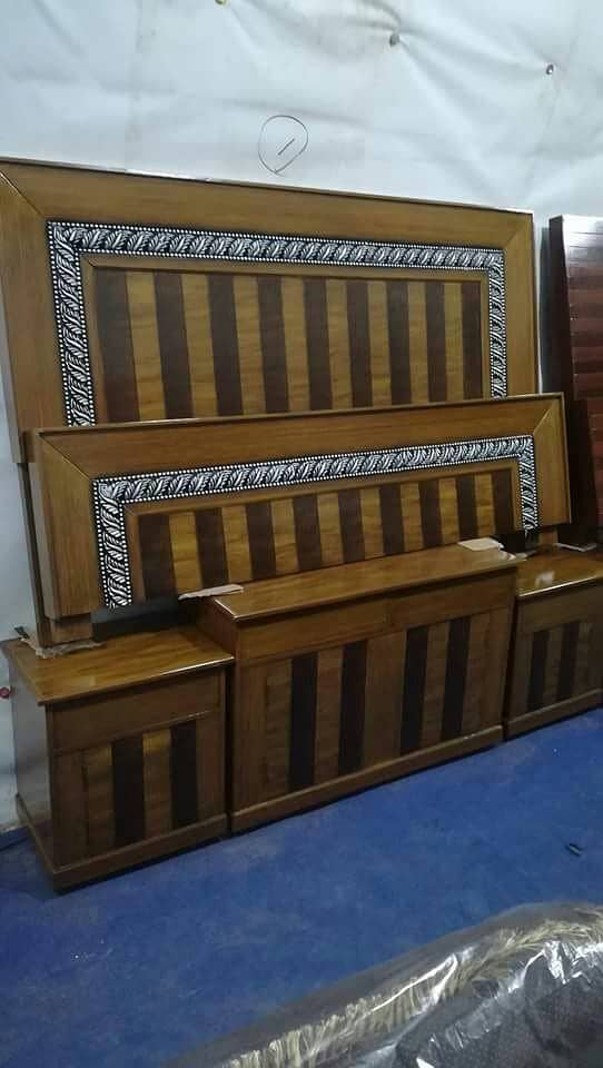 Wooden bed set/side tables/dressing/wardrobes/showcase/Furniture 10