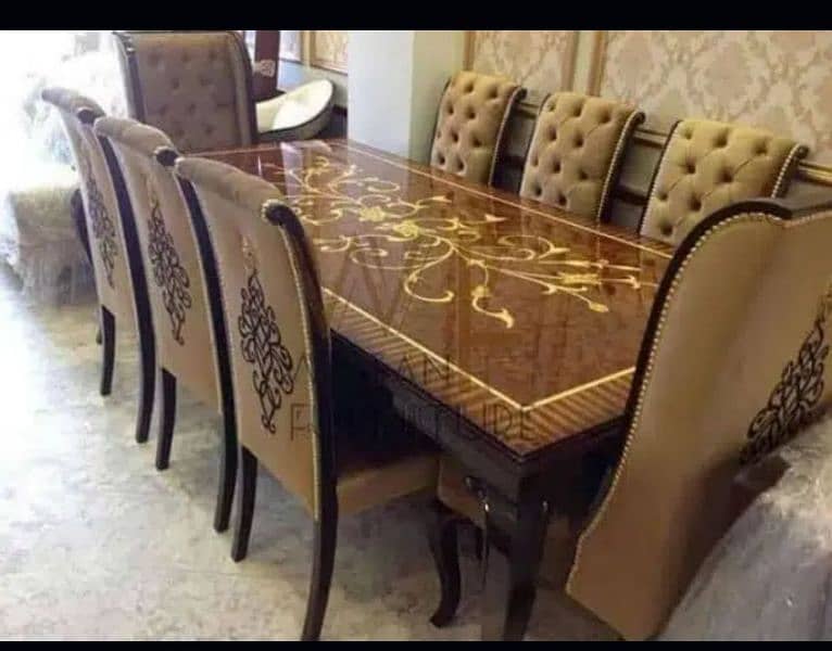 8 seater dining table set wholesale price 03002280913 0