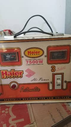 Haier Stabilizer 7500watt outstanding condition 0