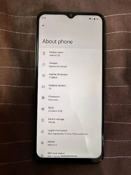 realme c35 complete box 10/10 condition all ok. 1