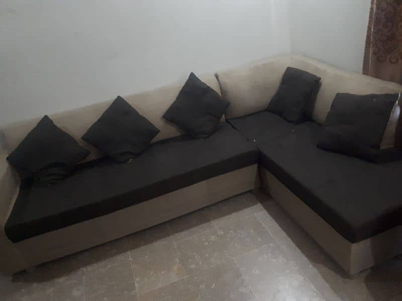 L shape 5 seater sofa 4