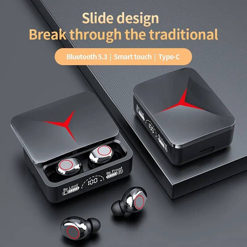 M90 Pro Earbuds Tws Bluetooth 5.2 Headphones Touch Control Earphones 2