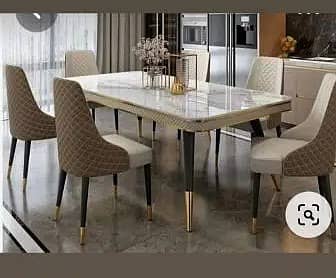 Dining Tables For sale 6 Seater\ 6 chairs dining table\wooden dining 4