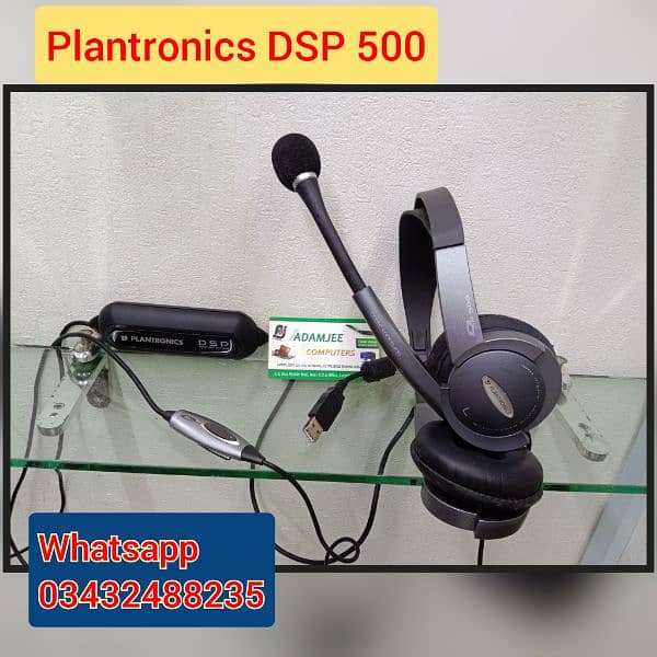 Plantronics jabra Logitech H 390 3220 headphones with mic usb noise 5