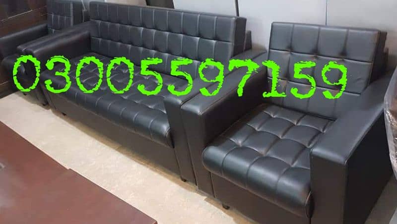 sofa set five seater leather dsgn furniture chair table home rack shop 5