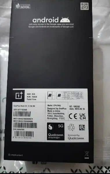 OnePlus Nord Ce 3lite Brand New Memory 8+4 Ram 256GB Memory 5