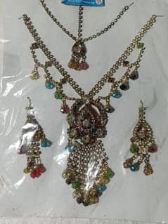 Artificial jewelry set with matha Patti
