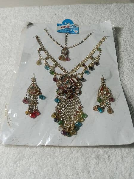 Artificial jewelry set with matha Patti 2