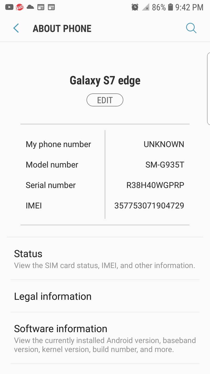 Samsung S7 Edge 4/32. PTA approved. 15 FNF. Whatsapp O3244833221 8