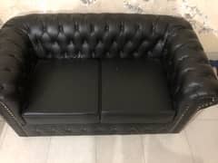 3,2,1 Sofa Set  black