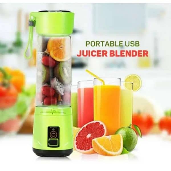 Rechargeable Travel Glass Juicer Bottle available 4