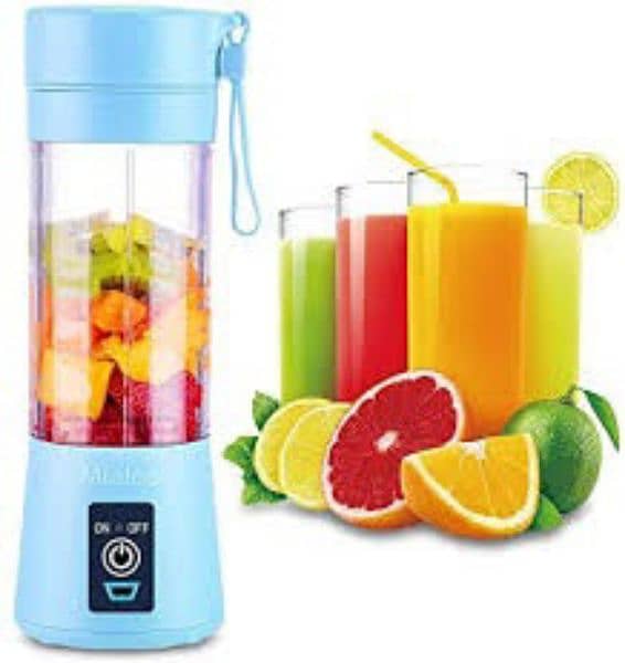Rechargeable Travel Glass Juicer Bottle available 10