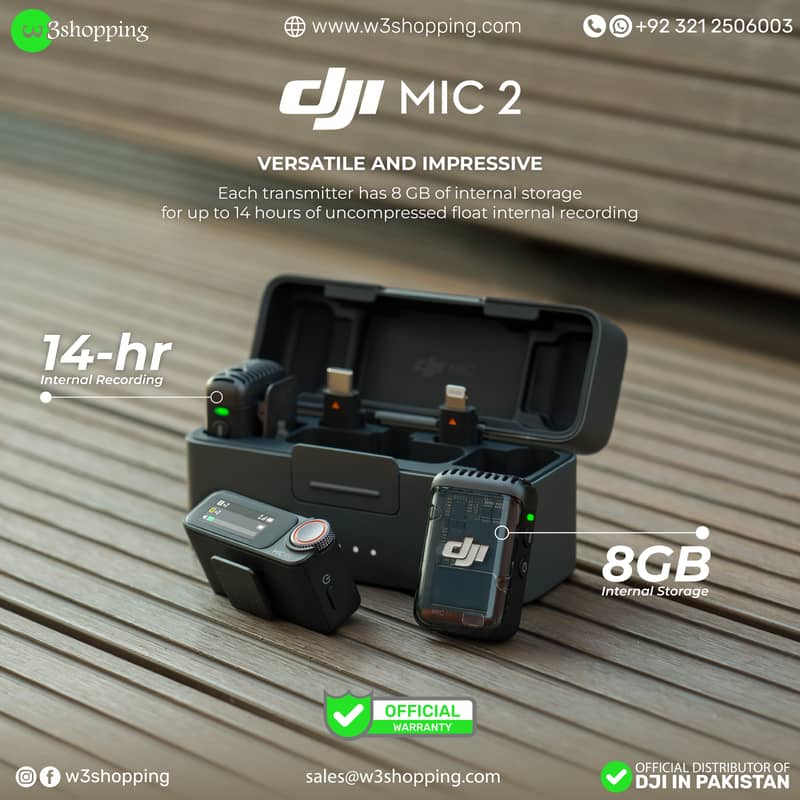 DJI MIC 2 Wireless Microphone Kit 1