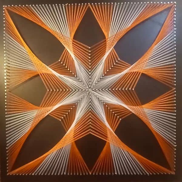 String art wall decore Item code BOW-312, The Twisted illusion 1