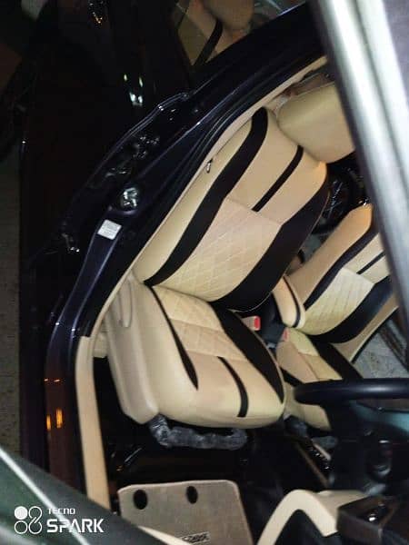 Leather Car Seats Covers Matting - Alto Mira Corolla Civic Prado Audi 14