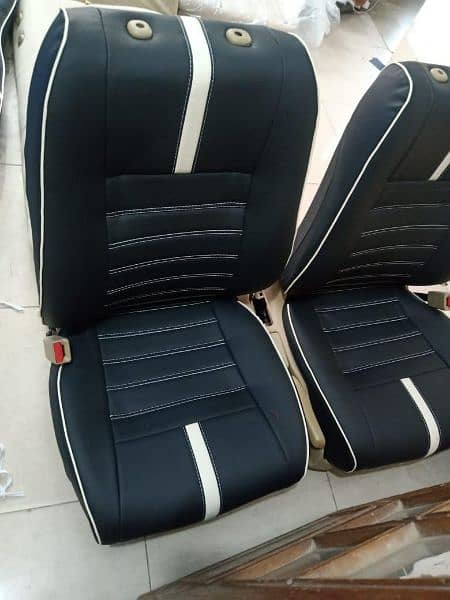 Leather Car Seats Covers Matting - Alto Mira Corolla Civic Prado Audi 15