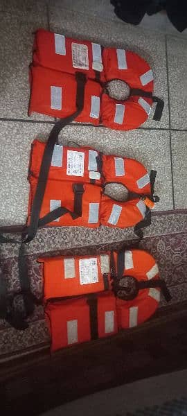 nylon orange life jacket premium for disaster management 4