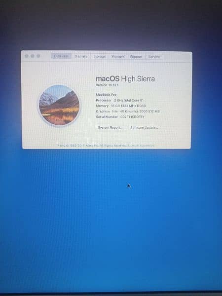 Macbook pro 15 inch core i7 2011 5