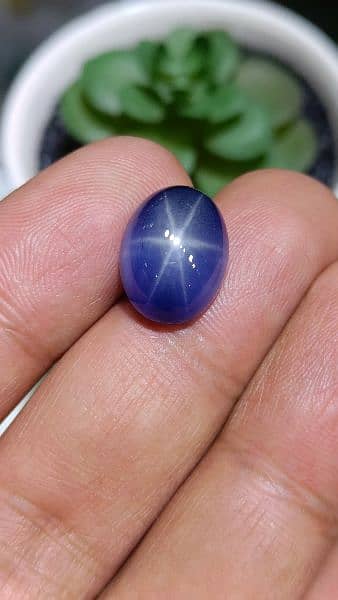 Star Sapphire (star neelam) gemstone top quality low price 1
