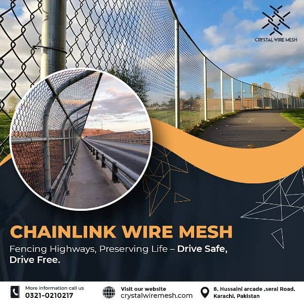 Chain Link - Razor wire - Barbed Mesh - Electric Fence - Galvanized 2