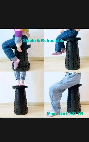 retractable foldable stool 2