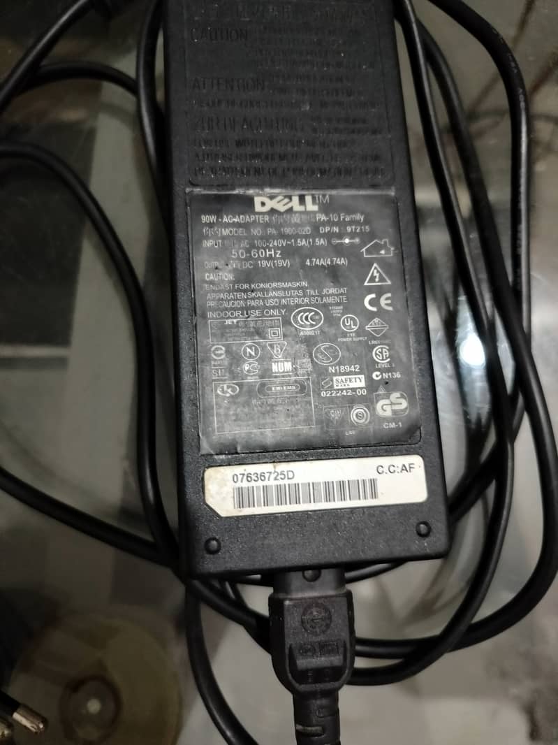 Dell 9-cell Double Battery Dual 90 watt 90w Charger Centrino 9 cell 3