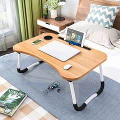 Portable Folding Laptop Table Desk Wooden Foldable