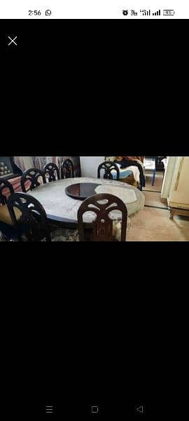 dining table 8 chair 9/10 condition 4