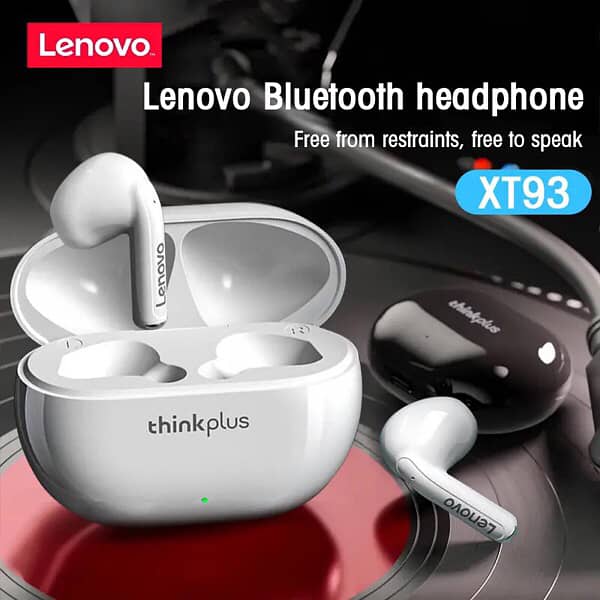 lenovo xt 93 bluetooth wireless earbuds earphones 0