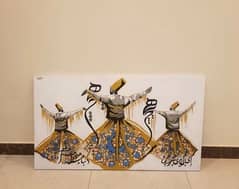 beautiful sufi painting on oil
