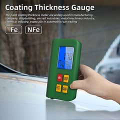 Car Paint Film Thickness Tester Tool 0.1micron/0-1500µm Fe/NFe MAX/MIN